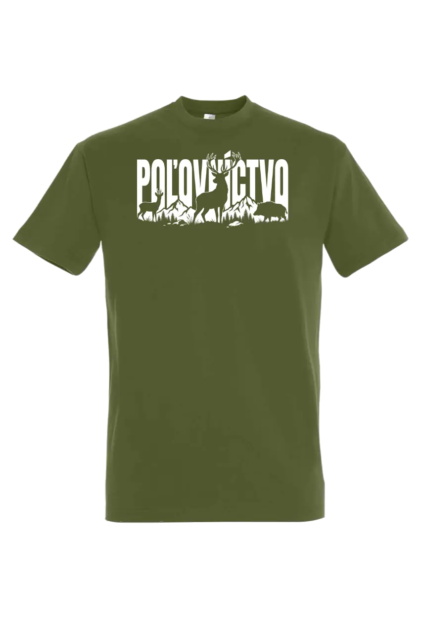 Nápis poľovníctvo | Biela potlač